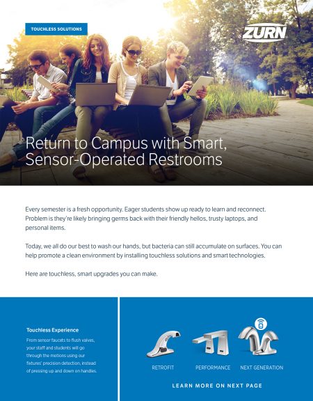 Touchless & Connected Solutions for Higher Education