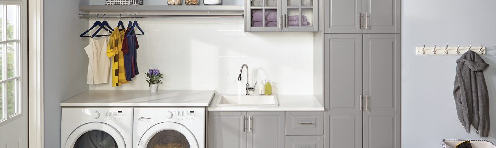 Quartz Classic Laundry Sink with Perfect Drain White